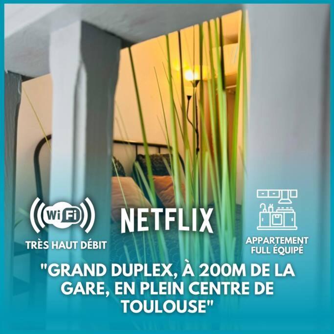 Apartamento Duplex - Centre - Gare Matabiau Toulouse Exterior foto